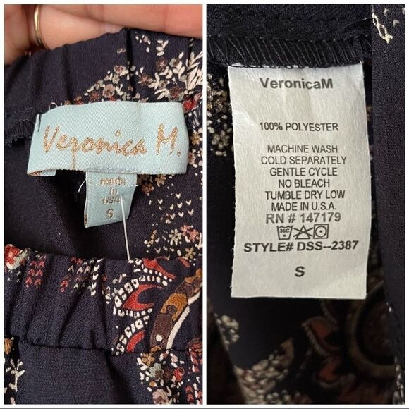 Veronica M. Off the shoulder floral mini dress NWT - Picture 5 of 5